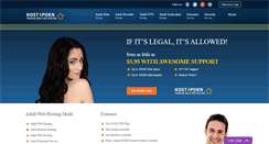 Desktop Screenshot of host4porn.com